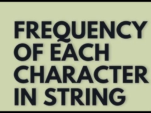 arvindsinghjava's tweet card. Find Frequency of Each Character in Java | String Interview Question