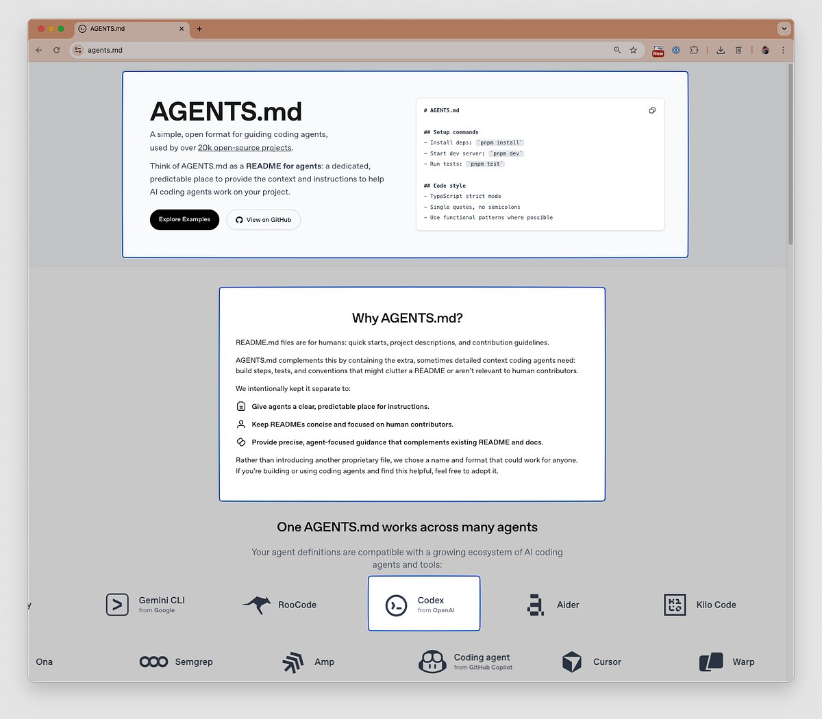 Zenoware's tweet card. A friendly guide — with trees, examples, and copy‑paste templates — for making coding agents reliably follow your house rules.