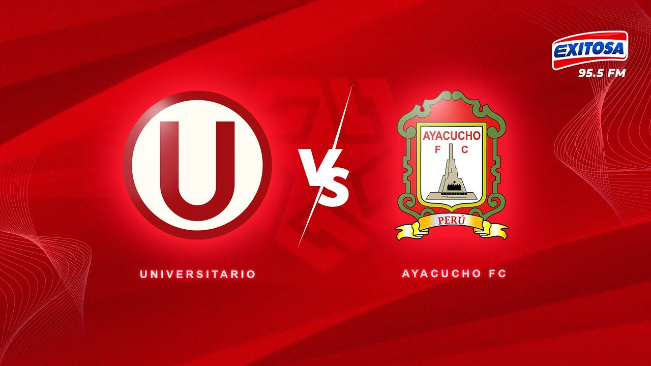 exitosape's tweet card. 🔴🔵LIGA 1 🔴 EN VIVO | FECHA 15 - UNIVERSITARIO VS AYACUCHO FC