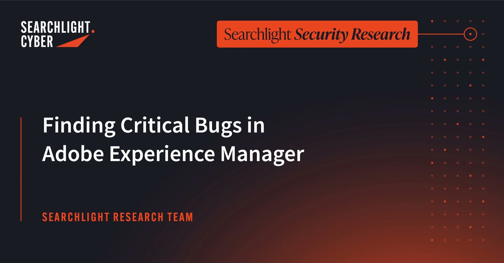 infosec_au's tweet card. Adobe Experience Manager is one of the most popular CMSes around. Given its widespread use throughout the enterprise, you likely interact with AEM-based sites almost every day. From a security...