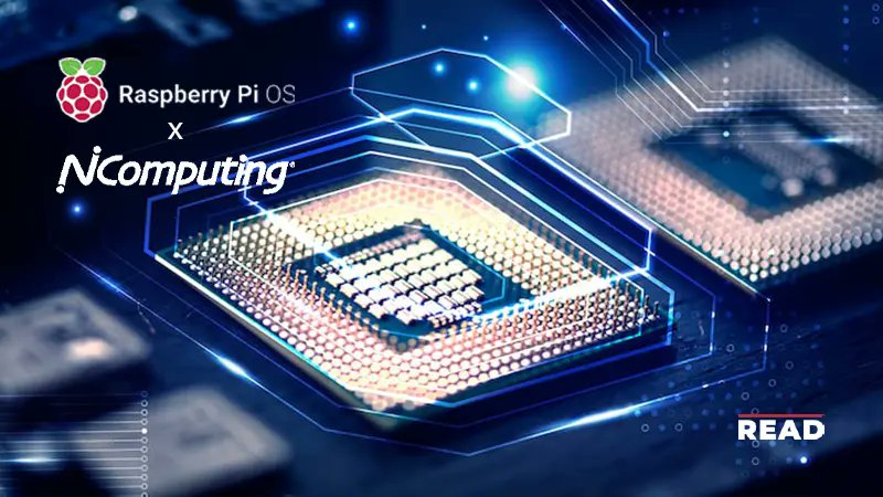 Read_Magazine21's tweet card. Raspberry Pi and NComputing announced a strategic collaboration to bring the Raspberry Pi 500+ all-in-one keyboard computer