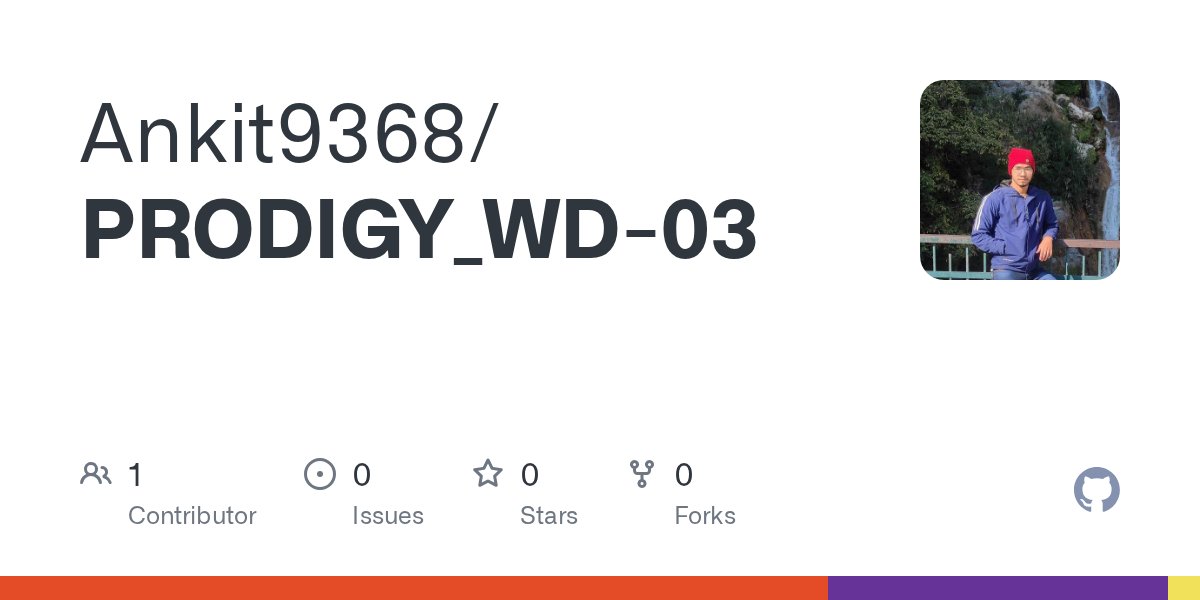 AnkitNova's tweet card. Contribute to Ankit9368/PRODIGY_WD-03 development by creating an account on GitHub.
