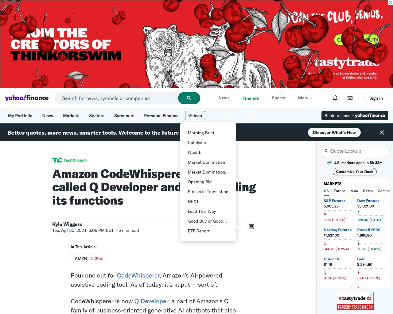 managetech_inc's tweet card. Amazon の AI 搭載のコーディング支援ツール、CodeWhisperer に乾杯。今日現在、このツール