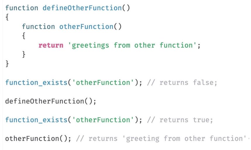 OmarRonymaha's tweet card. Did you know you get let functions define functions? #phpdeveloper #phplaravel #phpdevelopment #phpjobs #tutorial #tutoring #tutoriel #backendengineer #programming #fullstackdevelopment #javascripts...