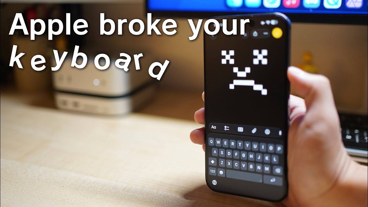 tillmatthis's tweet card. It's Not Just You - The iOS Keyboard is Broken
