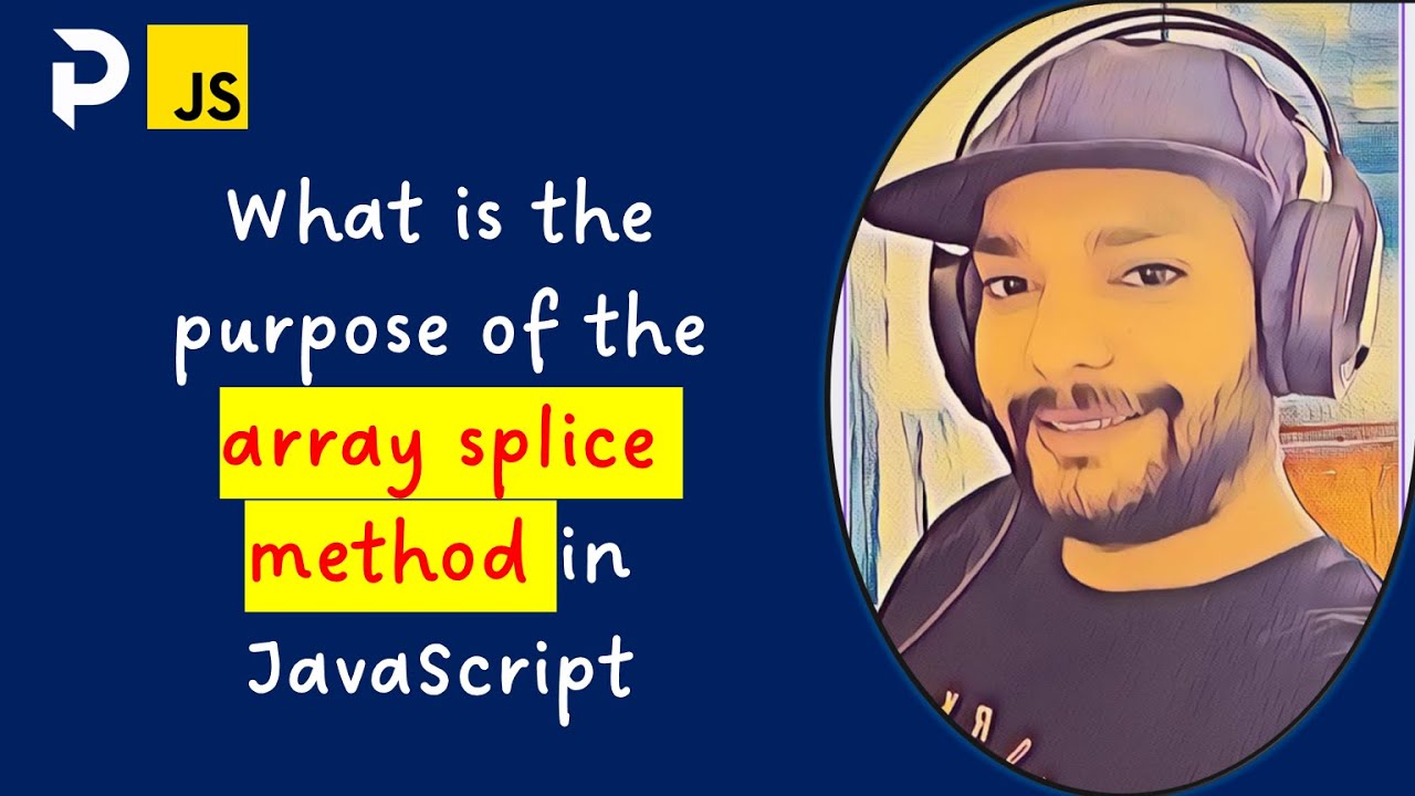codebypc's tweet card. splice method in JavaScript with example #coding #javascriptinterview...