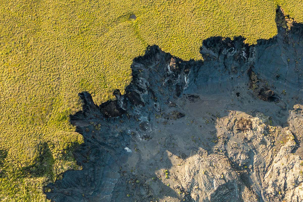 joerogan's tweet card. Acid is leaching out of permafrost as it melts Some patches of Arctic permafrost are bleeding acid as they melt. The dribble of acid is destroying rocks and releasing more carbon dioxide into the air...