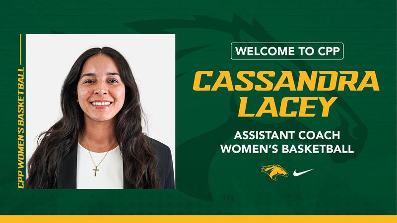 cppbroncos's tweet card. Cassandra Lacey has joined the Cal Poly Pomona women's basketball coaching staff, it was announced by head coach Danelle Bishop on Monday afternoon. Lacey's first day with the Broncos came last...