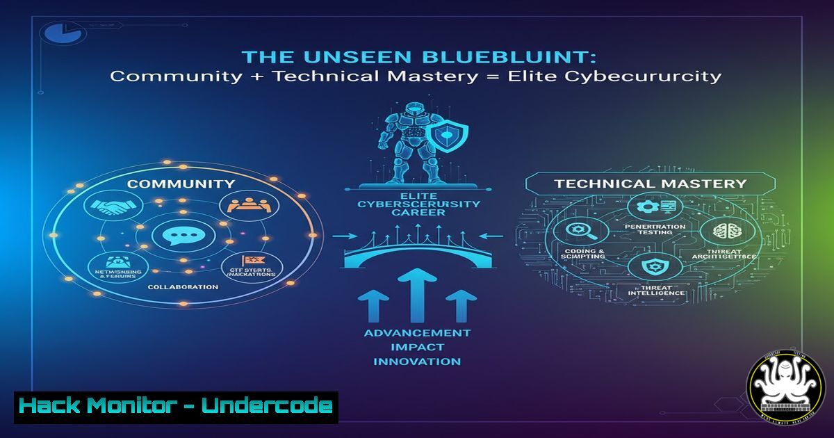 UndercodeUpdate's tweet card. The Unseen Blueprint: How Community and Technical Mastery Forge Elite Cybersecurity Careers - "Undercode Testing": Monitor hackers like a pro. Get real-time