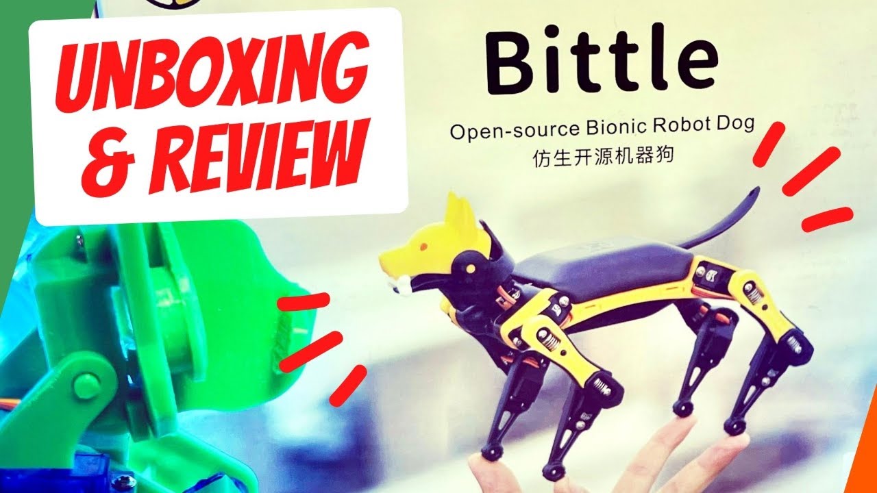 redrubycorn's tweet card. Bittle Robotic Dog Unboxing and Review