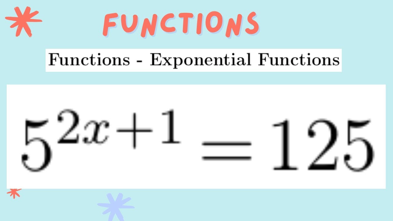 nishaetutor's tweet card. Exponential Functions | Part 1