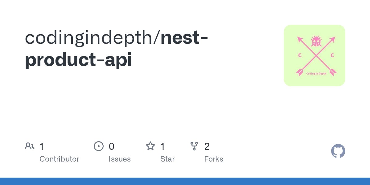codingindepth's tweet card. Contribute to codingindepth/nest-product-api development by creating an account on GitHub.