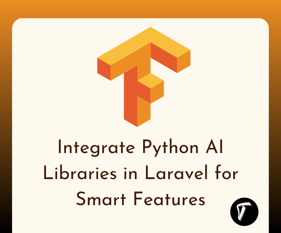 Techsolutionst2's tweet card. Learn how to integrate Python-based AI libraries, such as TensorFlow, into Laravel applications. Step-by-step tutorial with code snippets for adding smarter features to your Laravel projects