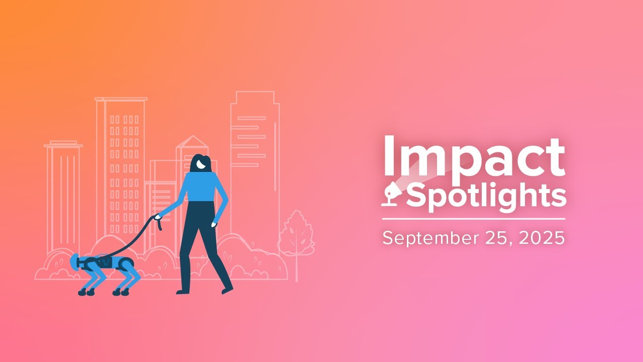 DrCABerry's tweet card. Impact Spotlights: Robotics