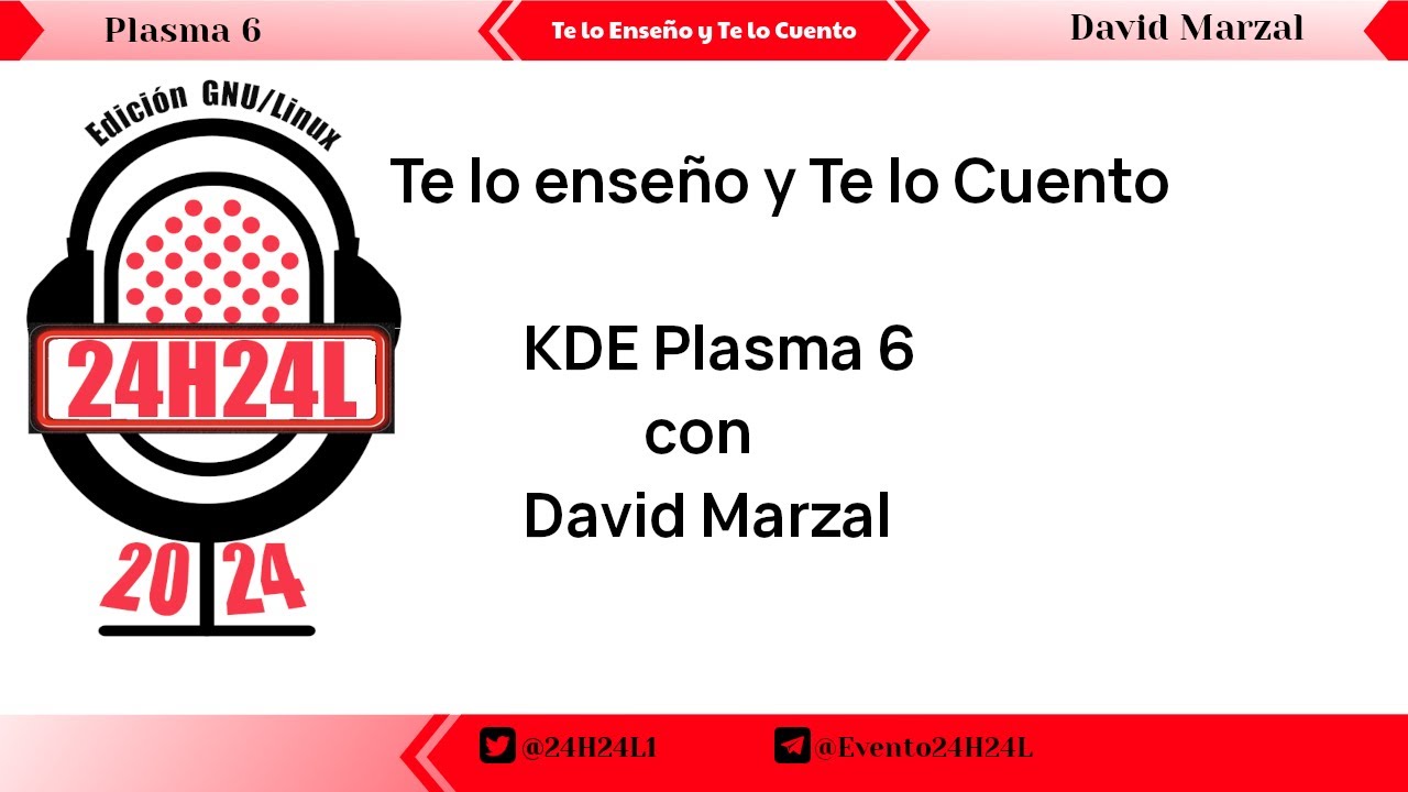 24H24L1's tweet card. Te lo Enseño y Te lo Cuento- Plasma 6