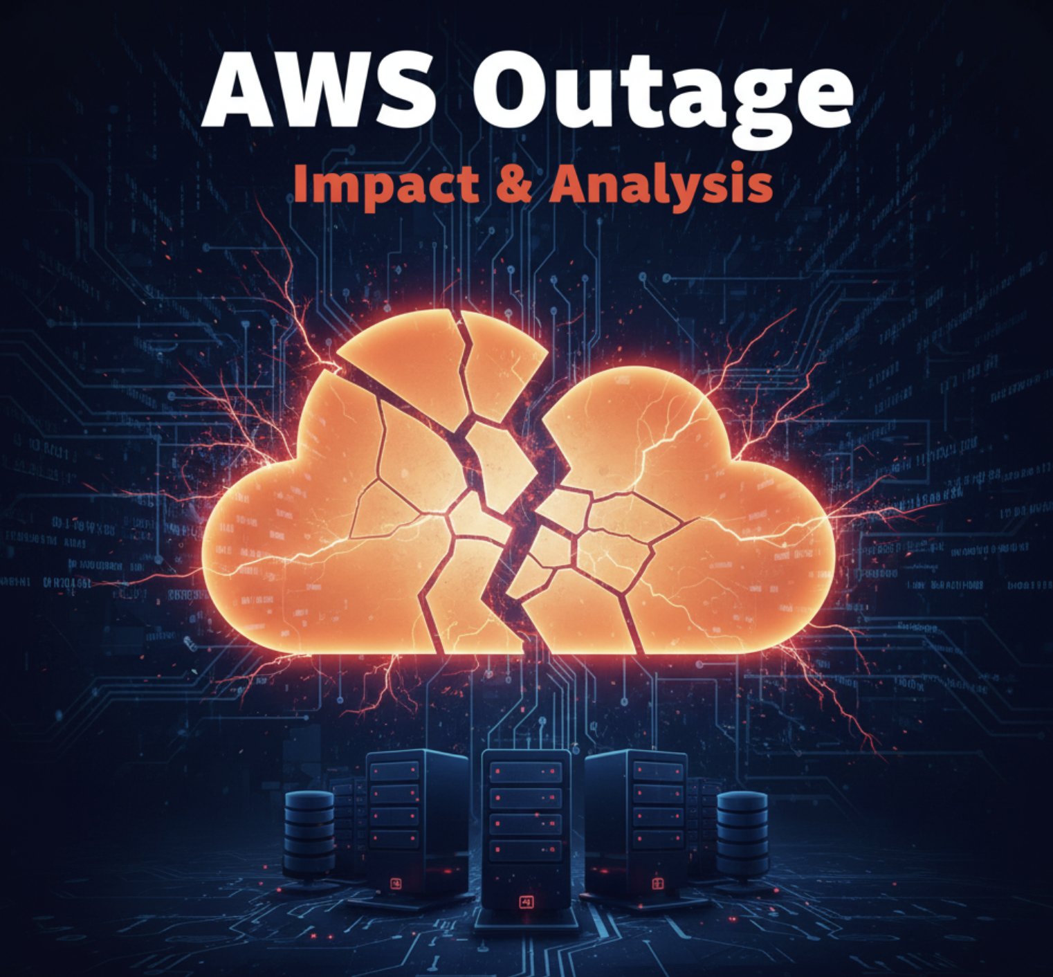 Ajit5ingh's tweet card. Complete analysis of the October 20, 2025 AWS US-East-1 outage that disrupted Netflix, Snapchat, Reddit, Robinhood, Fortnite, and major services worldwide. Timeline, root cause analysis, impact...