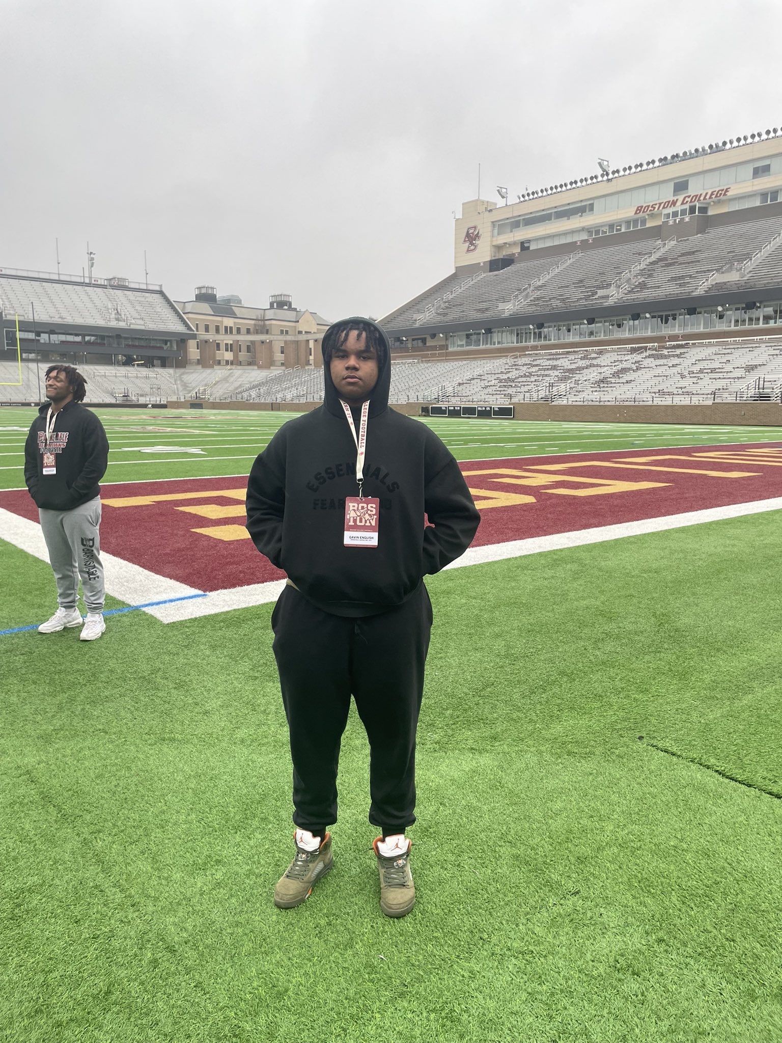 GaVin_English66's tweet card. Courtesy of GaVin English We got a chance to speak to a rising star in the Class of 2027, Springfield Central offensive and defensive lineman GaVin English.  GaVin is a well thought out, mature you…