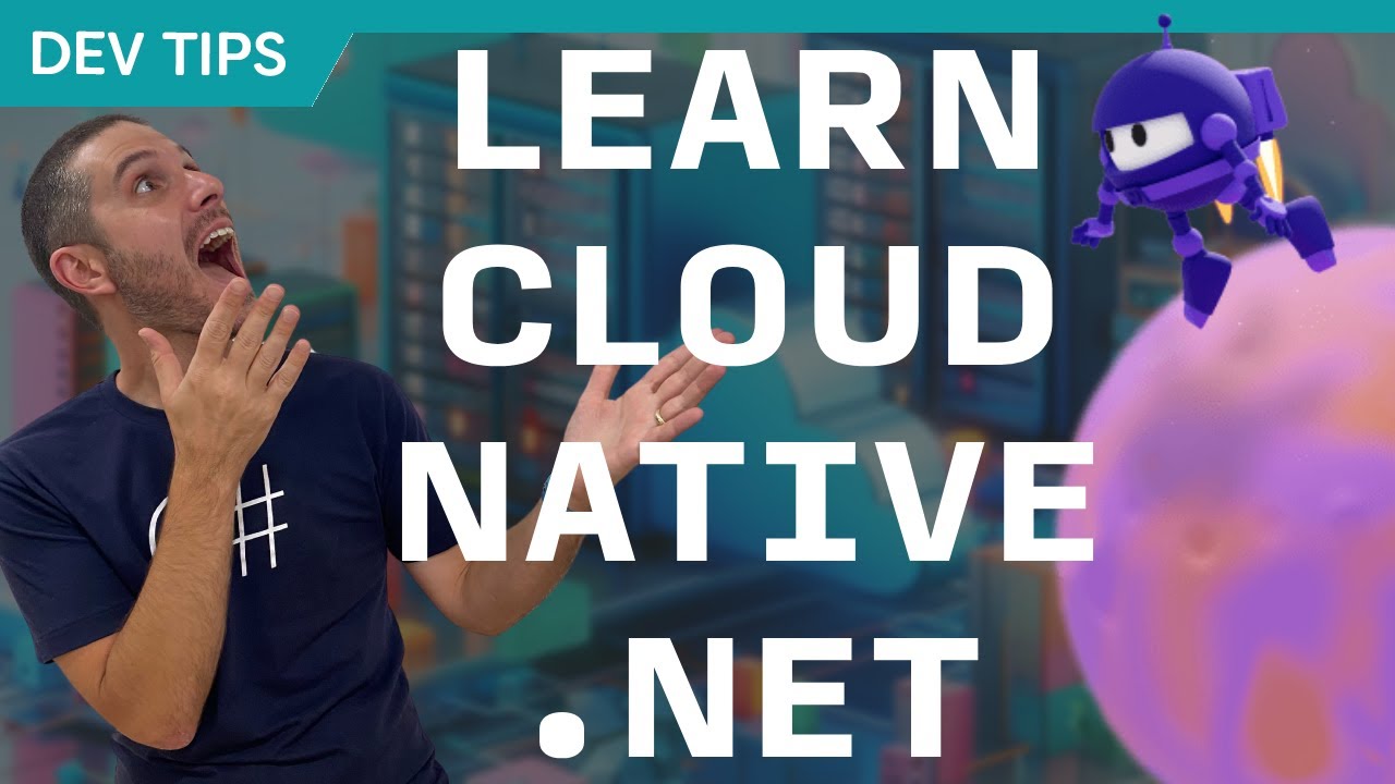 JamesMontemagno's tweet card. Learn to Build .NET Cloud Native Apps & Microservices for FREE in the...
