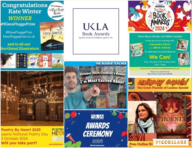 Alibrarylady's tweet card. Welcome to this month’s look at what is happening in the world of children’s books. There is news of awards, both winners and long and short lists, plus events, interesting articles, re…
