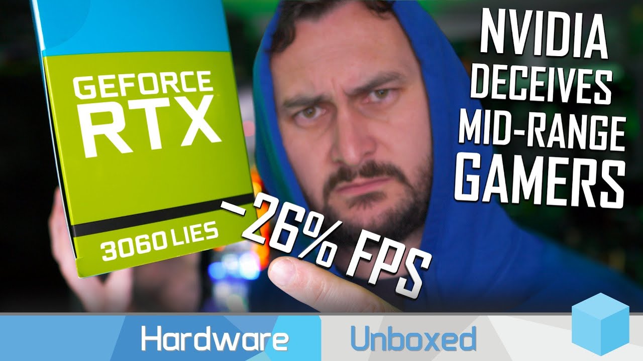 pandacoder's tweet card. 8GB RTX 3060 - Same Name, Same Price, Less Performance