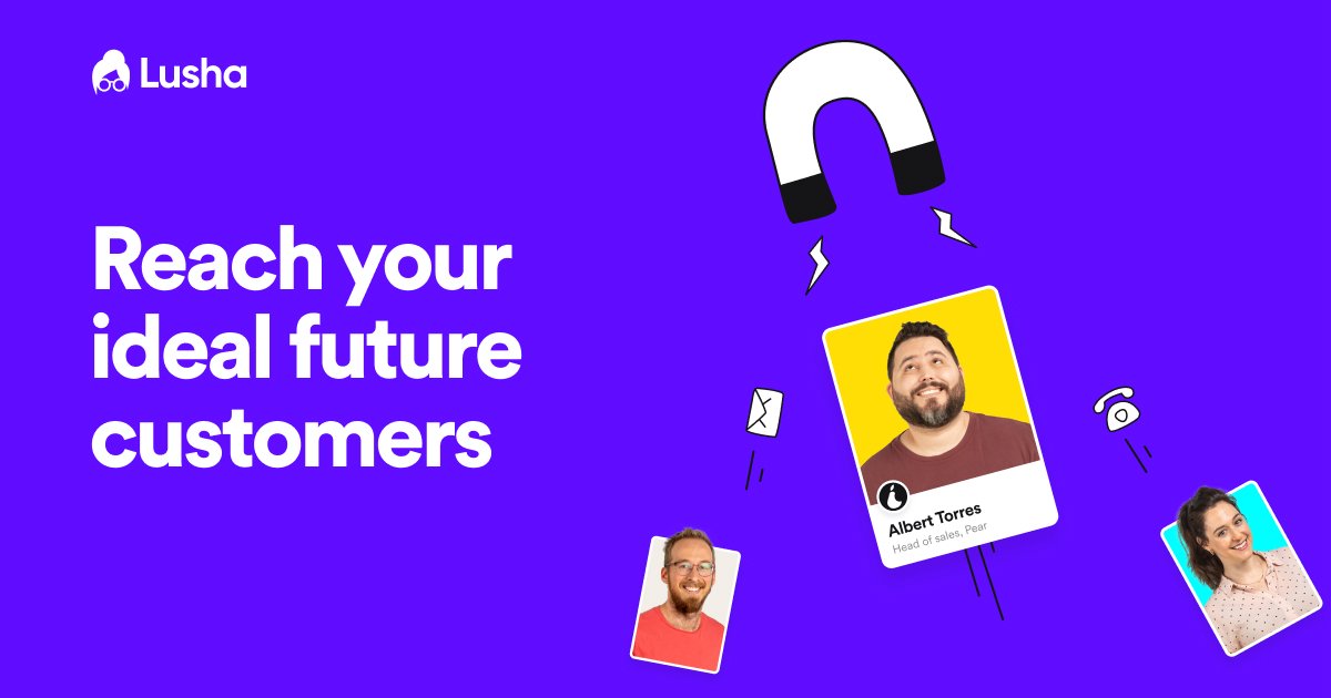 BARYNews's tweet card. Lusha provides high quality, unique premium data where you need it most: On social networks & the web, in Salesforce or directly to your product.