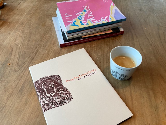 PaulaJoyGreen's tweet card. my current POETRY reading pile selected from my current POETRY tower Initially I invited three poets, whose poetry I love, to do a reading for a small Phantom National Poetry Day celebration on Poe…