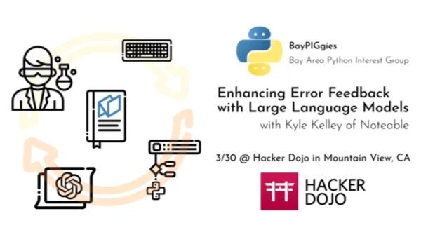 hackerdojo's tweet card. BayPIGgies' first event will be at [Hacker Dojo](https://hackerdojo.org/) in Mountain View on March 30, 2023. Please PLEASE *please* register through the link below!!! 🚨