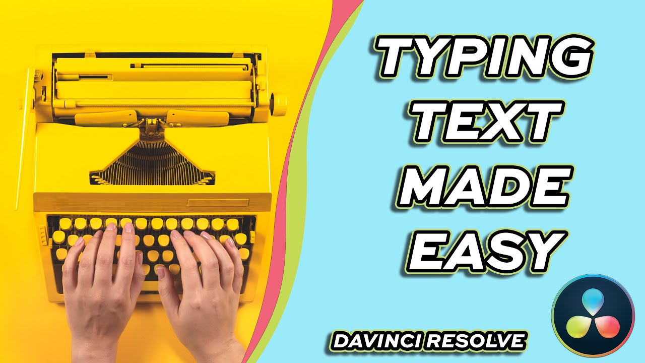 GraphdTutorials's tweet card. How to Add a Typewriter Effect in DaVinci Resolve 20