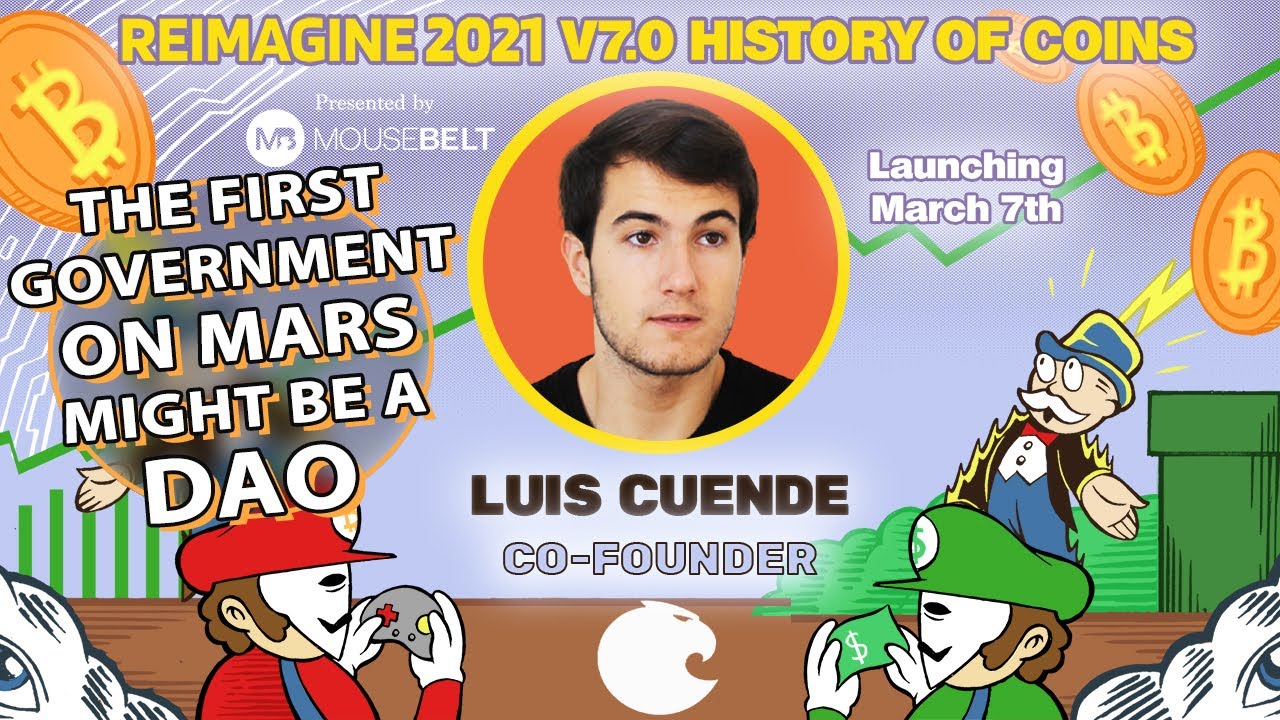 lmcuende's tweet card. DAO's On Mars | Luis Cuende - Aragon | REIMAGINE v7.0 #16
