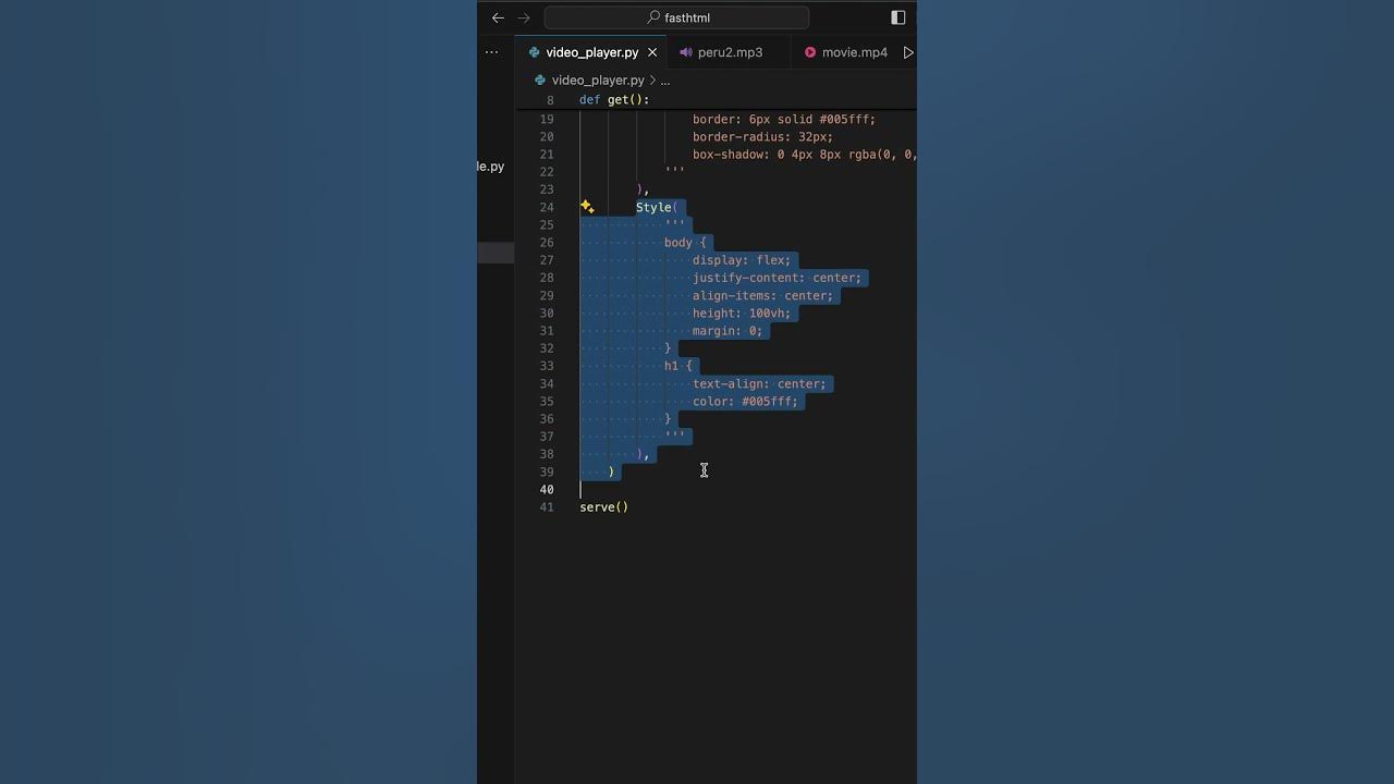 amos_gyamfi's tweet card. Using Python: Build Your First FastHTML and HTMX App #python #pytho...