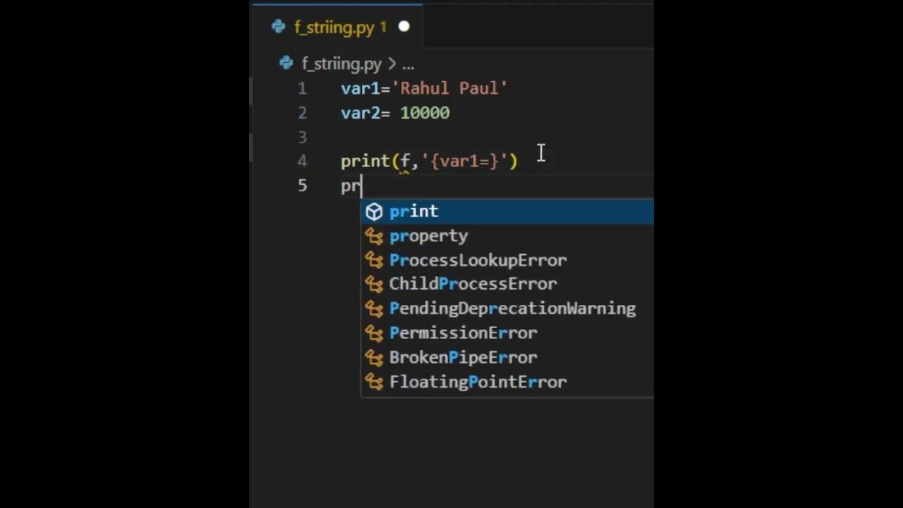 rinkuroy_rinku's tweet card. 💖💖1% Know About This F-String Feature💖💖 #CodingTips #coding...