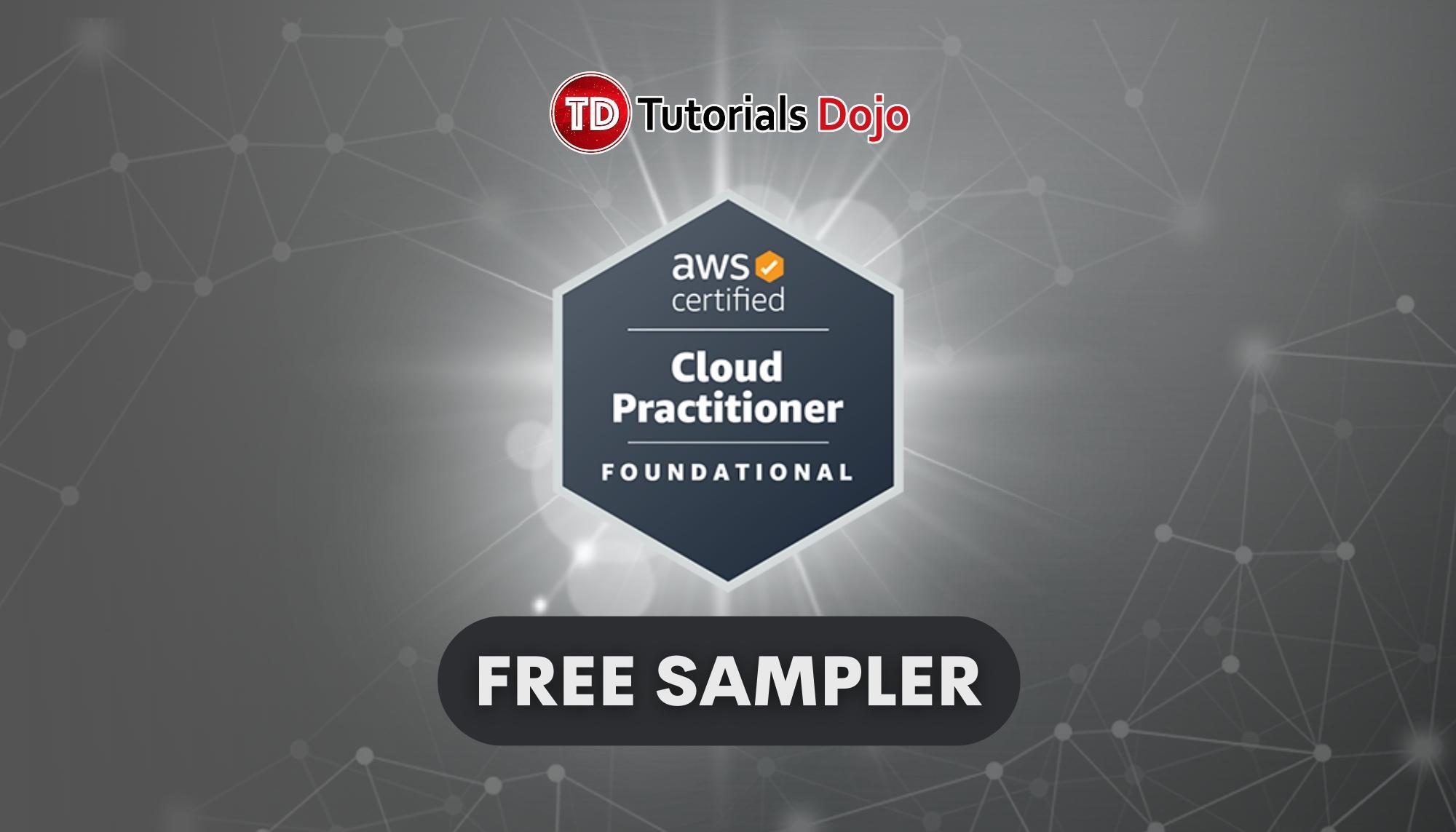 tutorialsdojo's tweet card. 30 FREE AWS Certified Cloud Practitioner Practice Test Questions in TIMED and REVIEW mode plus BONUS Flashcards. To increase your chances of passing the exam, we recommend that you also get the full...