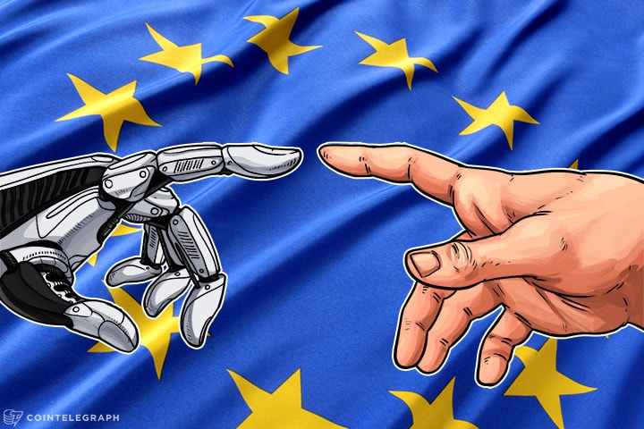 DeepTech_'s tweet card. As the US-led the Internet revolution, Europe will lead the Blockchain revolution.
