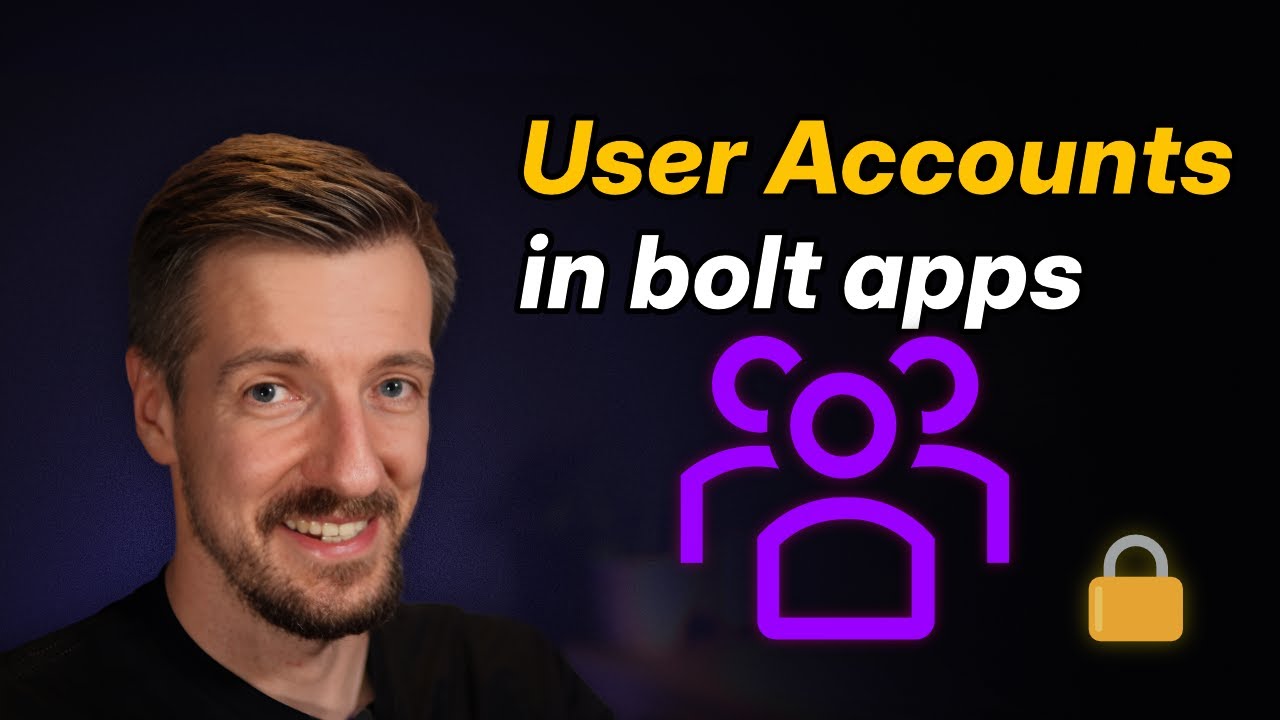 sulco's tweet card. Adding user authentication to your bolt.new app