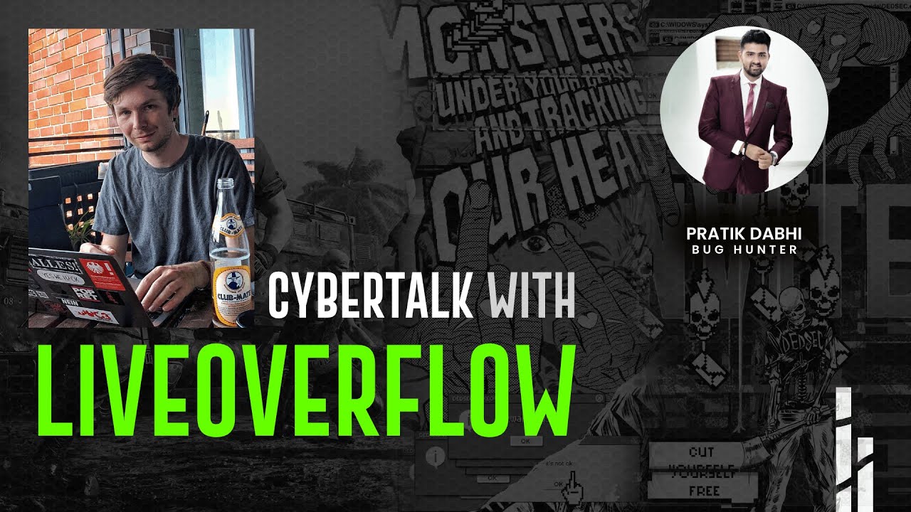 LiveOverflow's tweet card. CyberTalk ep.9-@LiveOverflow Talks About CTFs, binary exploitation,...