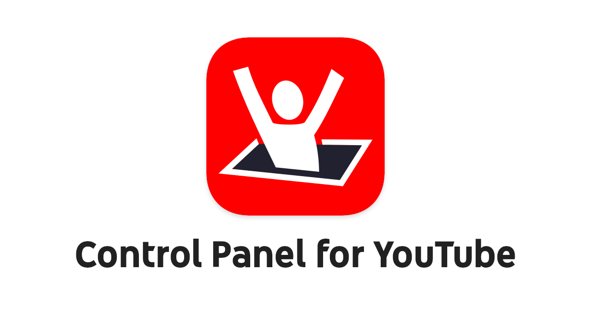 ControlPanelFT's tweet card. Browser extension which gives you more control over YouTube by adding missing options and UI improvements - for desktop and mobile browsers