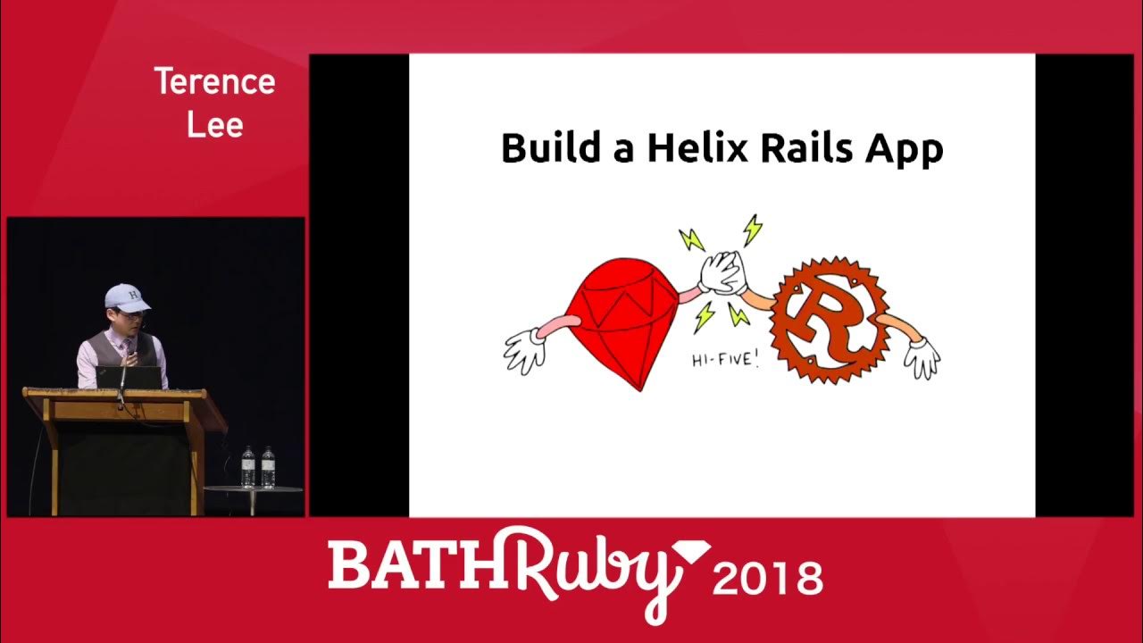 BathRuby's tweet card. Helix: Native Extensions for Everyone - Terence Lee at Bath Ruby 2018