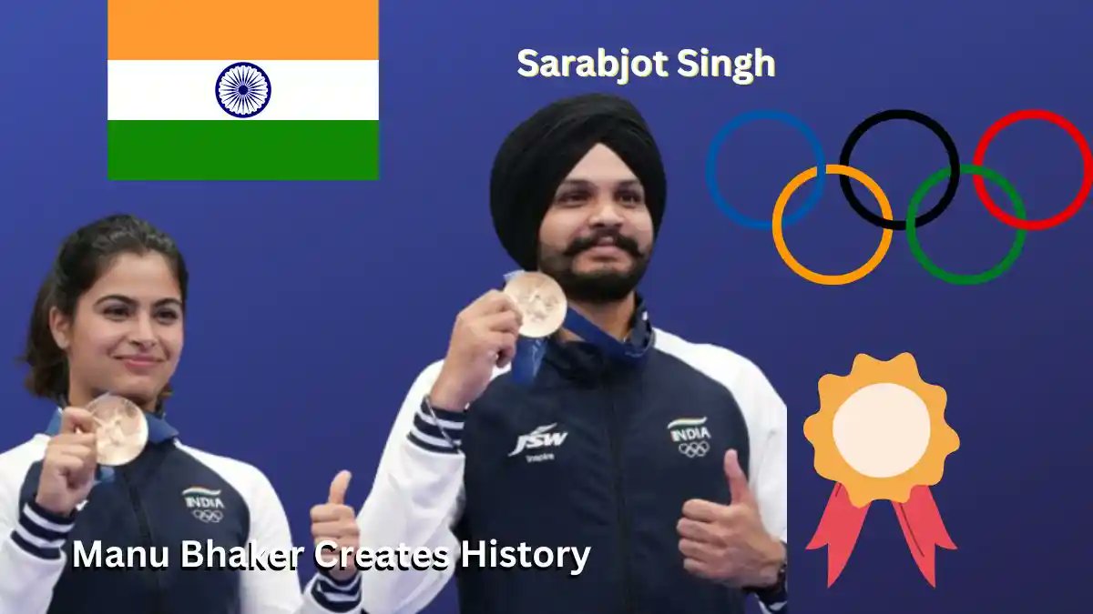 computerprg's tweet card. Manu Bhaker Creates History: First Indian to Win 2 Medals in a Single Olympics