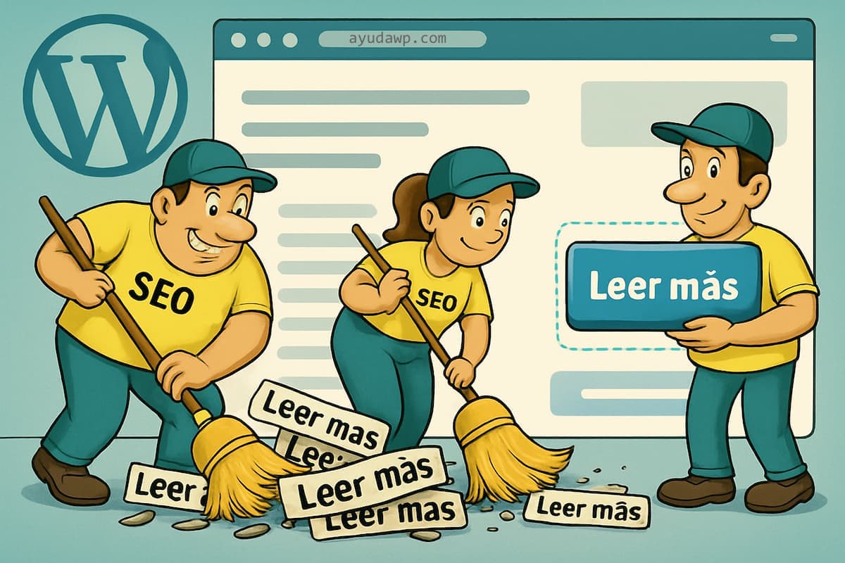 ayudawp's tweet card. ¿Sabías que los típicos enlaces de «Leer más» de tu blog están perjudicando tu SEO sin que te des cuenta? Pues sí, y probablemente tu sitio tiene este problema ahora mismo.