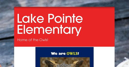 LPElibrary's tweet card. Lake Pointe Elementary