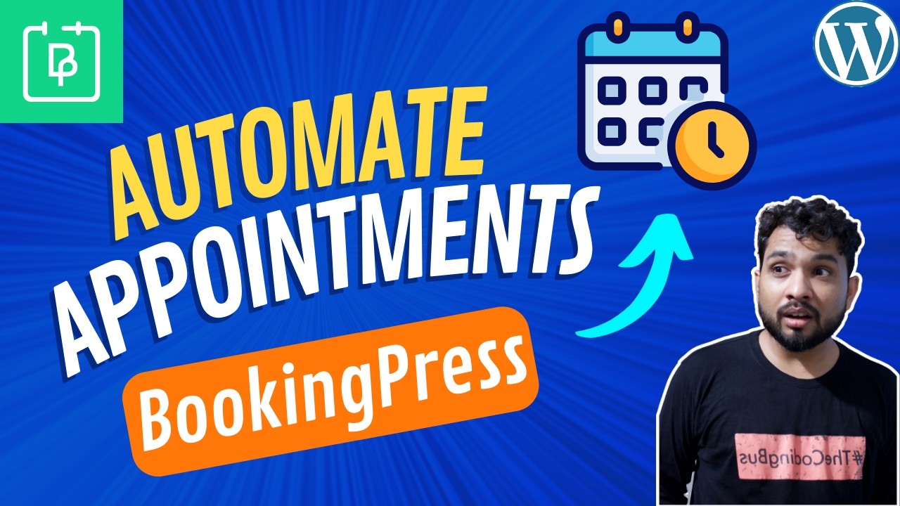 the_coding_bus's tweet card. Automate Appointments In Your Website Using BookingPress Plugin...