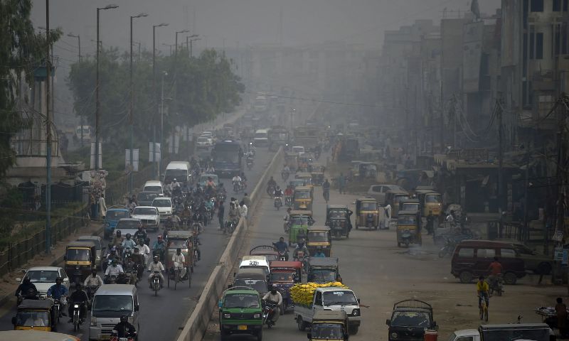 WENewsEnglish's tweet card. LAHORE: Lahore and Karachi were ranked among the world’s five most polluted cities on Tuesday, as toxic smog blanketed Pakistan’s urban centres and air
