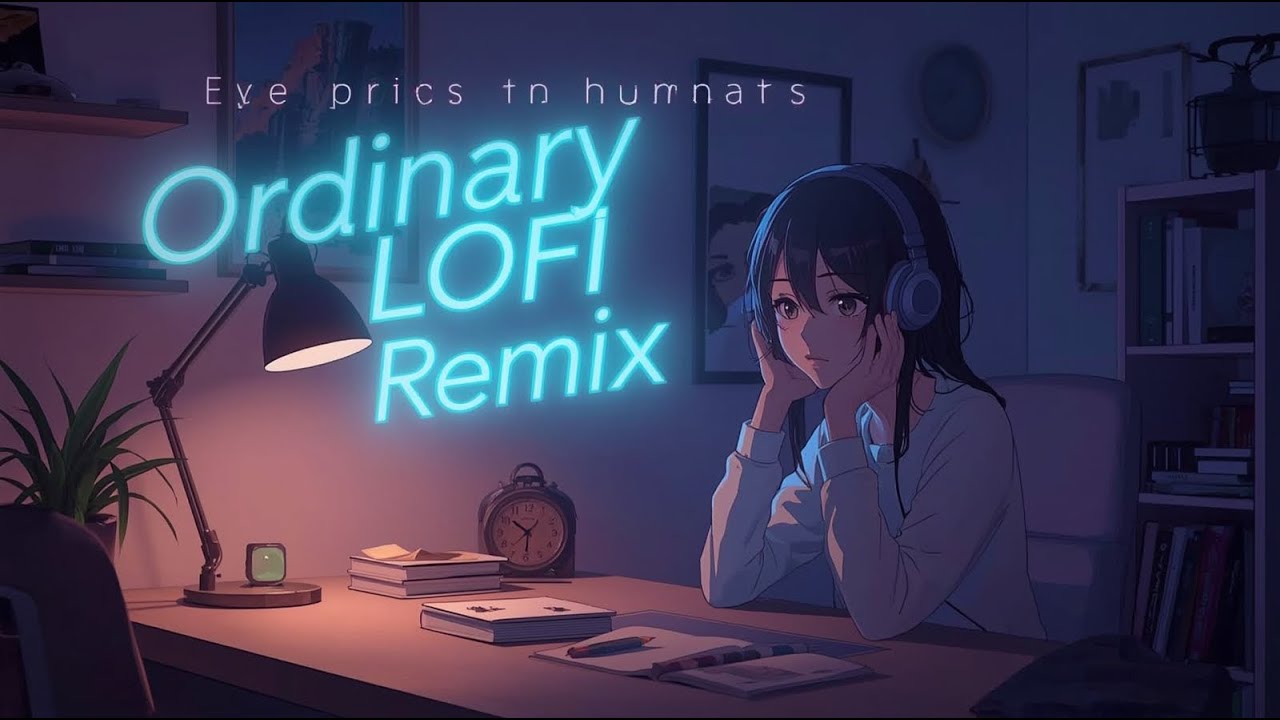 StudyFlowRadio's tweet card. Ordinary (Lofi Remix) – Alex Warren | Indie Pop x Lofi Study & Focus...