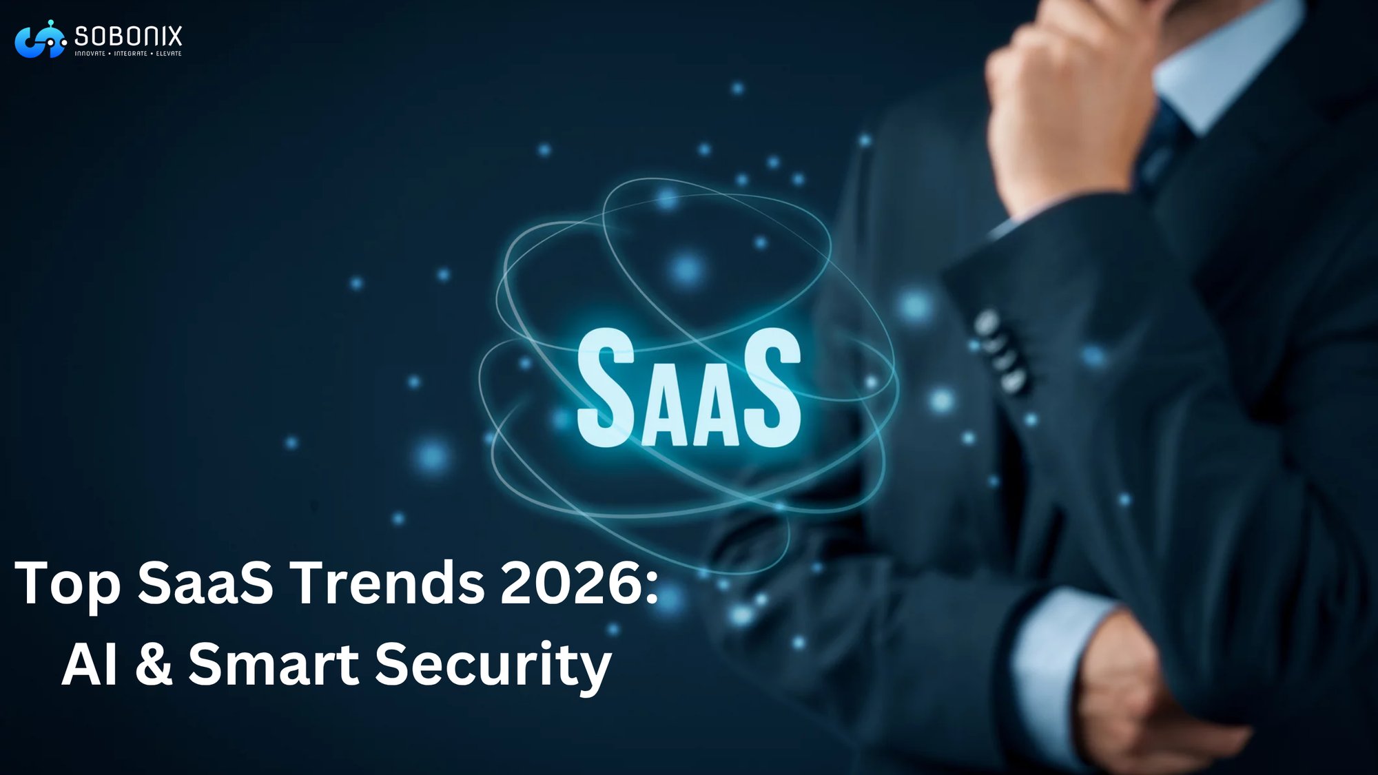 SobonixTech's tweet card. Explore the top SaaS development trends for 2026, including AI innovation, cloud-native solutions, and smarter security shaping the future of technology