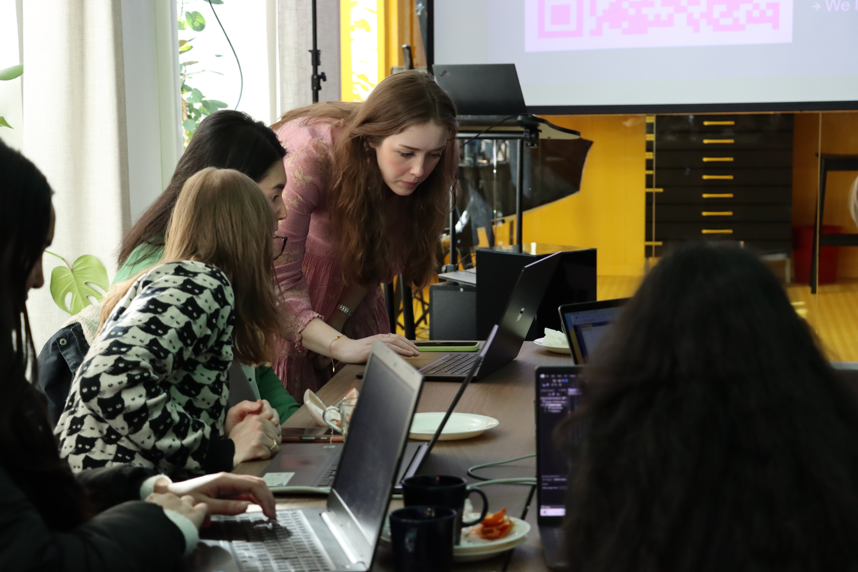 PinkProgramming's tweet card. Pink Sundays are our popular coding events where women+ can meet up, code, and network together!