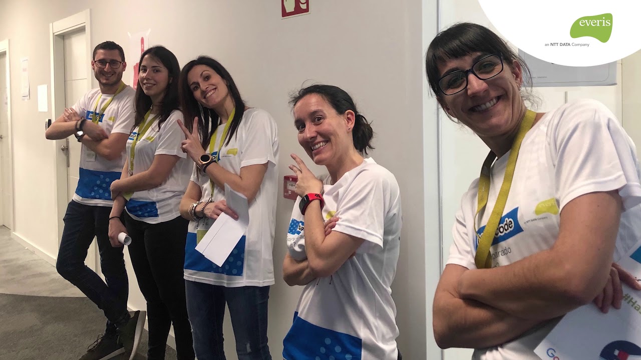 NTTDataSpain's tweet card. Hashcode de Google 2019 en 10 oficinas de everis. Esfuerzo, ilusión y...