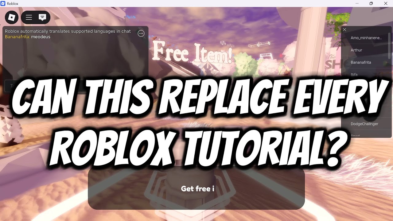 PrizeCpRoblox's tweet card. Can This Roblox Learn Experience Replace Every Roblox Tutorial?