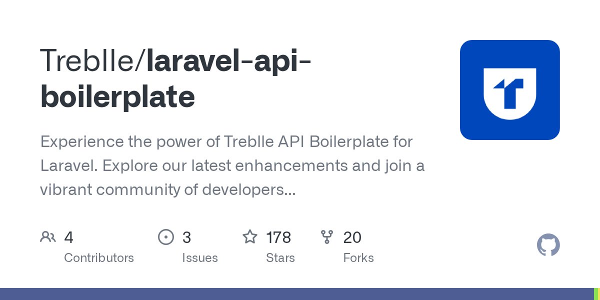 cindreta's tweet card. Experience the power of Treblle API Boilerplate for Laravel. Explore our latest enhancements and join a vibrant community of developers committed to optimizing API development. 🚀 - Treblle/laravel...
