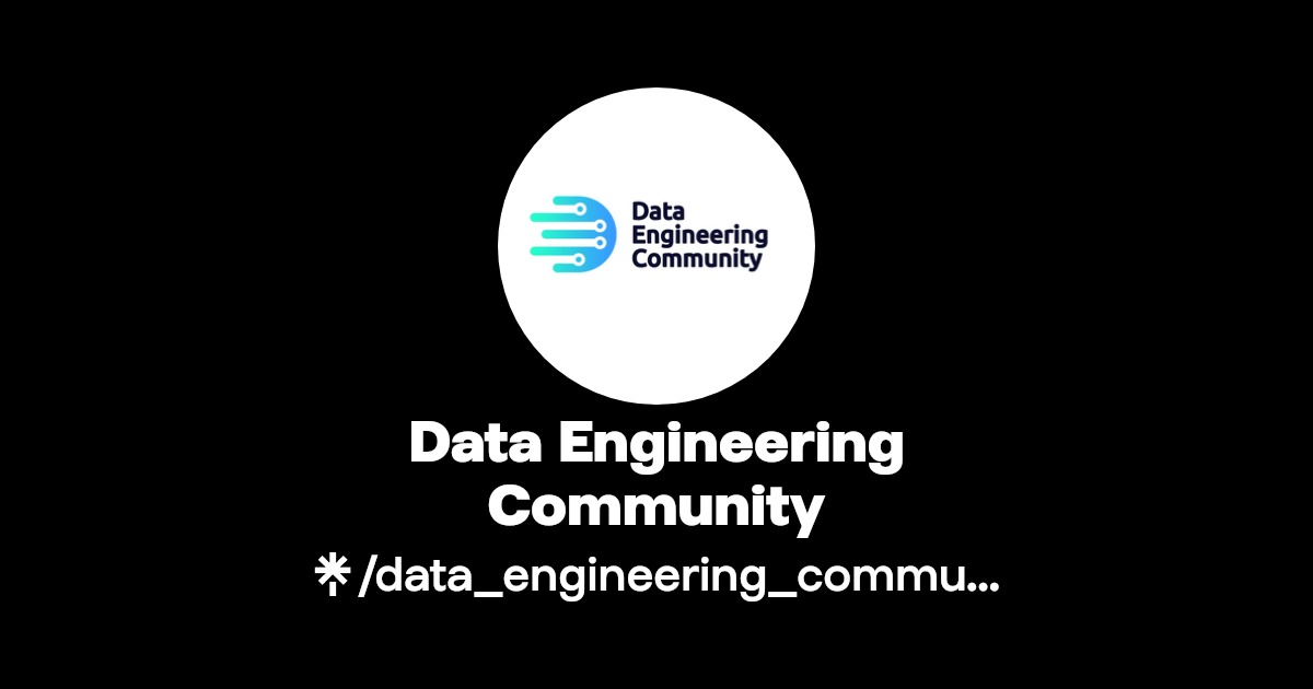data_dec's tweet card. Providing Data Engineers a supportive and collaborative platform