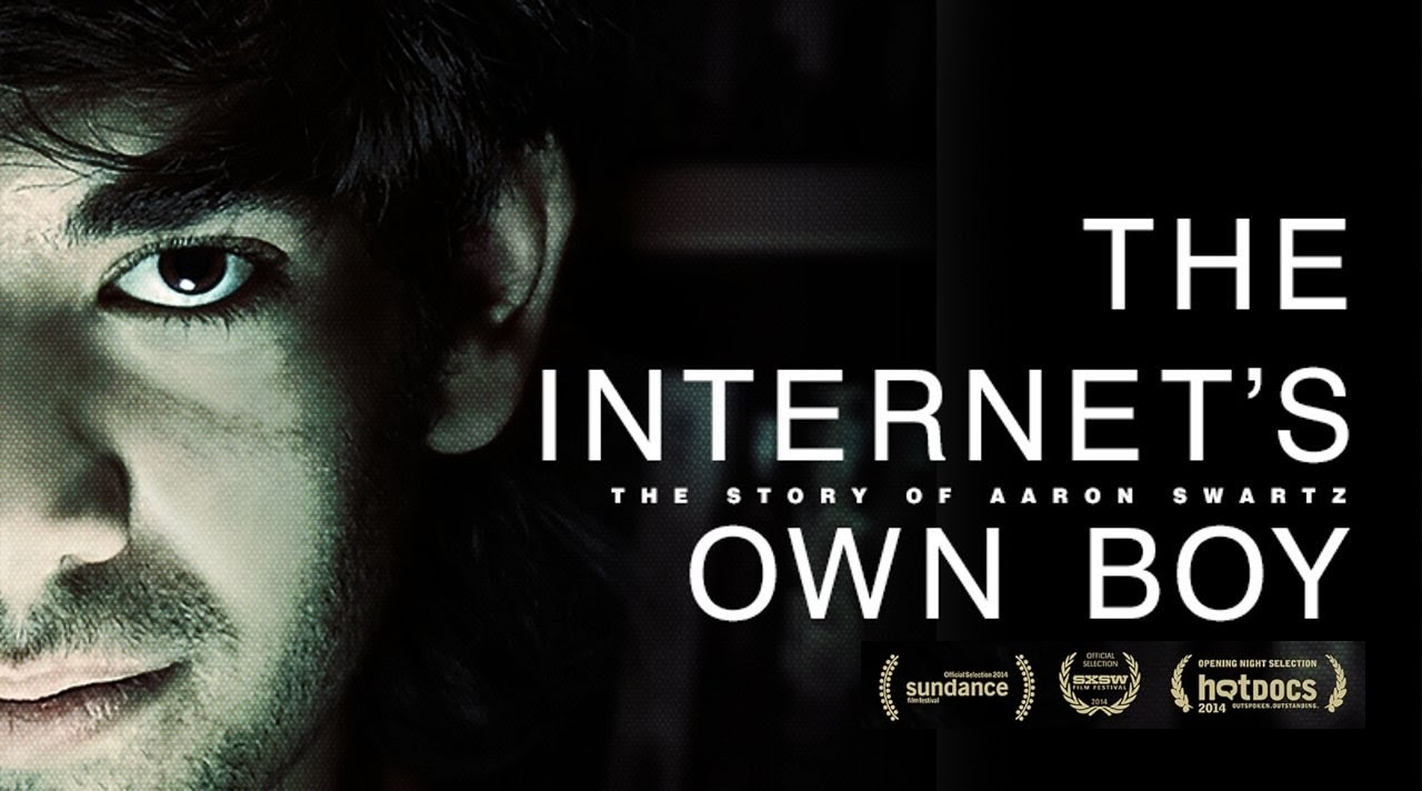 silvyethcode's tweet card. The Internet's Own Boy depicts the life of American computer programmer, write...